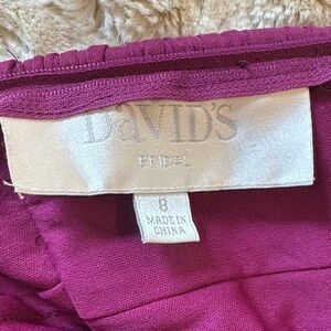 David's Bridal Kids Formal Dress in Purple